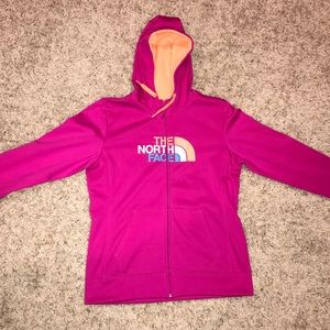 Women’s North Face zip-up w/ hood